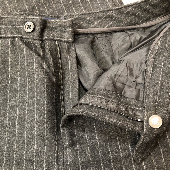 GAP Wool Pinstriped Straight Leg Trousers - Picture 7 of 17